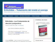 Tablet Screenshot of eritrofobia.com